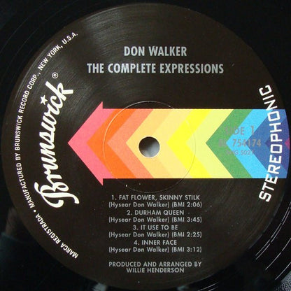 Hysear Don Walker : Complete Expressions (LP, Album, RE)