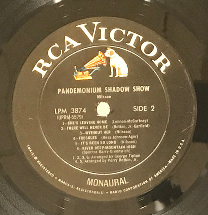Nilsson* : Pandemonium Shadow Show (LP, Album, Mono)