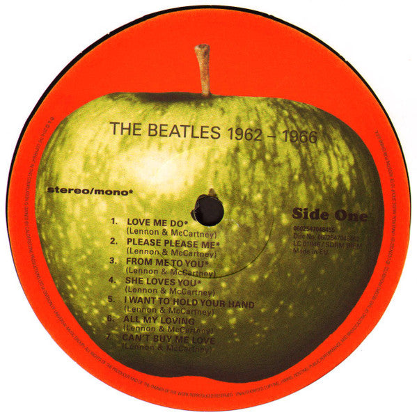 The Beatles : 1962-1966 (2xLP, Comp, Mono, RE, RP, 180)