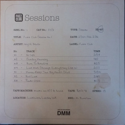 Night Beats : Fuzz Club Sessions (12", Sta)