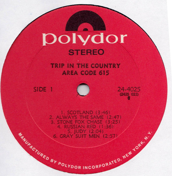 Area Code 615 : Trip In The Country (LP, Album)