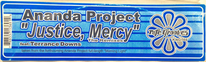 Ananda Project* Feat. Terrance Downs : Justice, Mercy (The Remixes) (10")