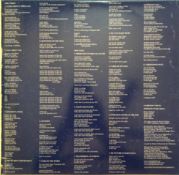 Guided By Voices : Zeppelin Over China (2xLP, Album)