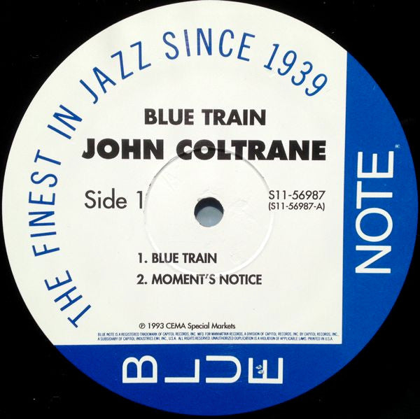 John Coltrane : Blue Train (LP, Album, RE, RM, Wal)