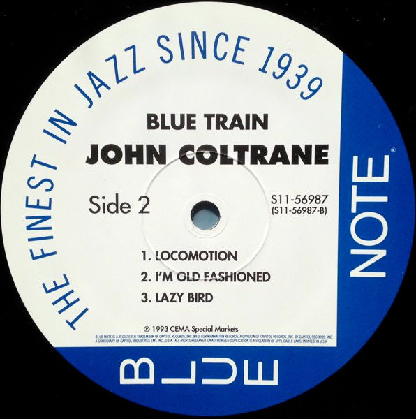 John Coltrane : Blue Train (LP, Album, RE, RM, Wal)