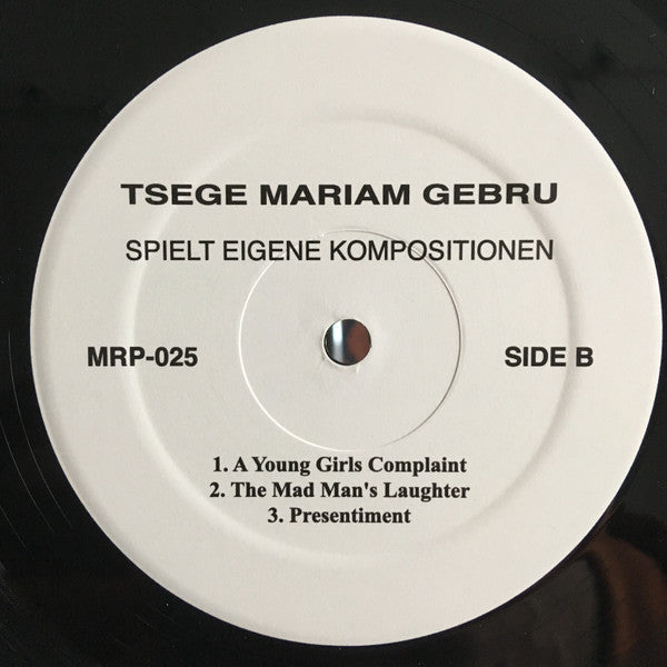 Tsege Mariam Gebru* : Spielt Eigene Kompositionen (LP, Album, RE)