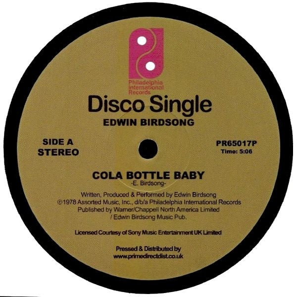 Edwin Birdsong : Cola Bottle Baby / Freaky Deaky Sities (12", Single)