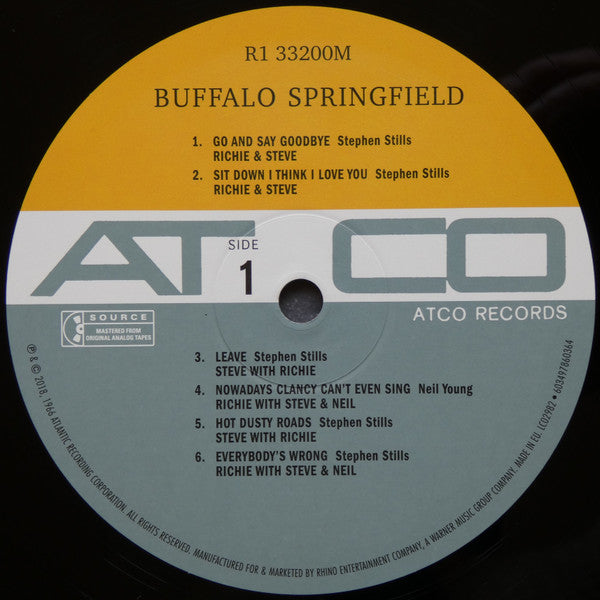 Buffalo Springfield : Buffalo Springfield (LP, Album, Mono, Ltd, RE, RM, 180)