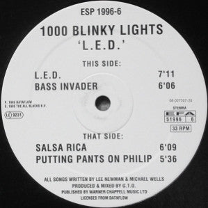 1000 Blinky Lights : L.E.D. (12")