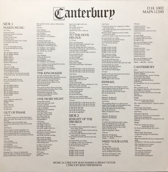 Diamond Head (2) : Canterbury (LP, Album)