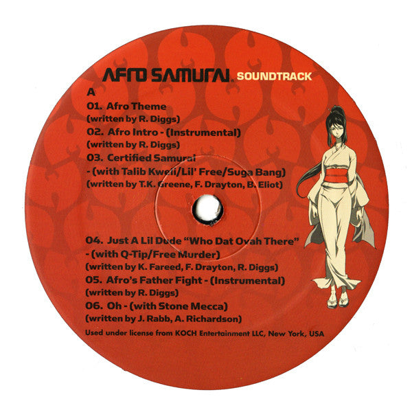 RZA : Afro Samurai (2xLP, Album)