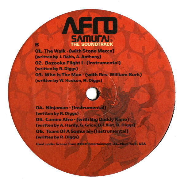 RZA : Afro Samurai (2xLP, Album)