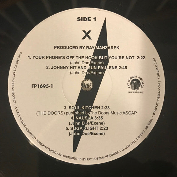 X (5) : Los Angeles (LP, Album, RE, RM)