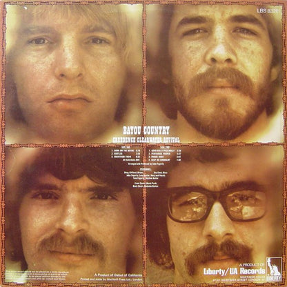 Creedence Clearwater Revival : Bayou Country (LP, Album, RE, Bla)