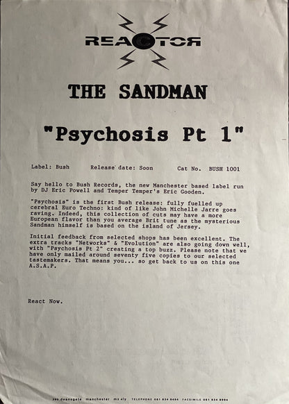 The Sandman : Psychosis (12")