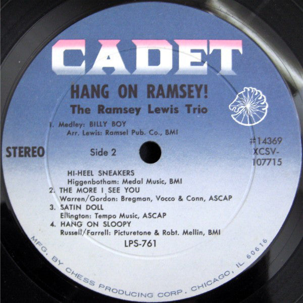 The Ramsey Lewis Trio : Hang On Ramsey! (LP, Album)