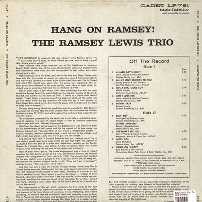 The Ramsey Lewis Trio : Hang On Ramsey! (LP, Album)