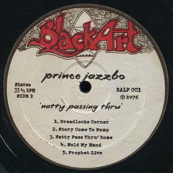 Prince Jazzbo : Natty Passing Thru' (LP, Album, RE)