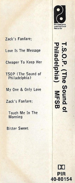 MFSB : TSOP (The Sound Of Philadelphia) (Cass, Album)