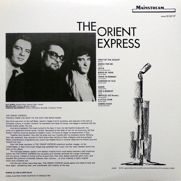 The Orient Express : The Orient Express (LP, Album, Ltd, RE, 180)