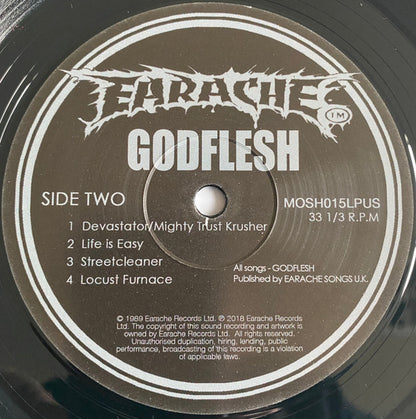 Godflesh : Streetcleaner (LP, Album, RE, RM)
