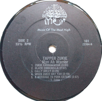 Tapper Zukie : Man Ah Warrior (LP, Album, RE, Sil)