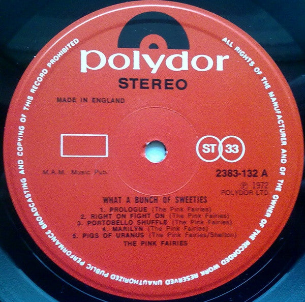 The Pink Fairies : What A Bunch Of Sweeties (LP, Album, Gat)