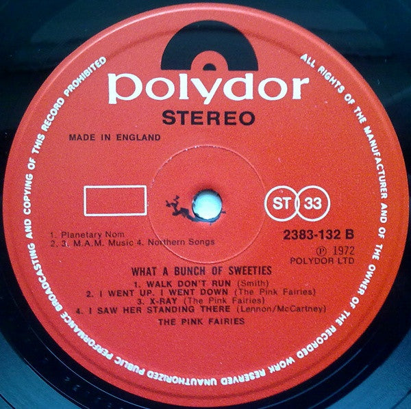 The Pink Fairies : What A Bunch Of Sweeties (LP, Album, Gat)