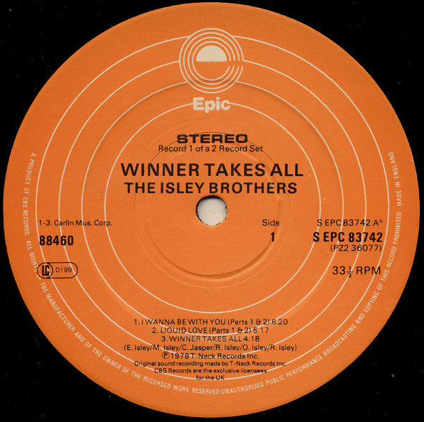 The Isley Brothers : Winner Takes All (2xLP)