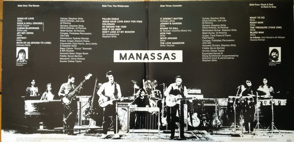 Stephen Stills, Manassas : Manassas (2xLP, Album, RP, Aut)