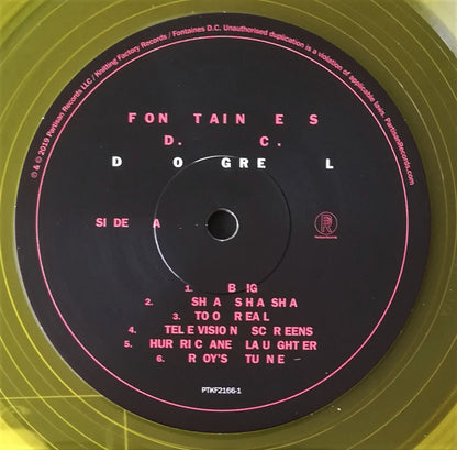 Fontaines D.C. : Dogrel (LP, Album, Ltd, Yel)
