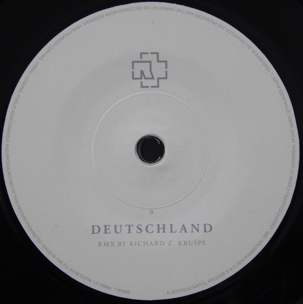 Rammstein : Deutschland (7", Single)