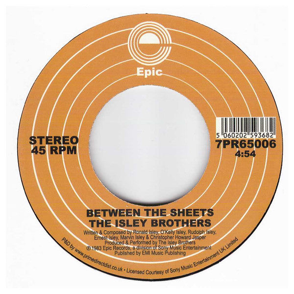 The Isley Brothers : Footsteps In The Dark (Part 1 & 2) / Between The Sheets (7", RSD)