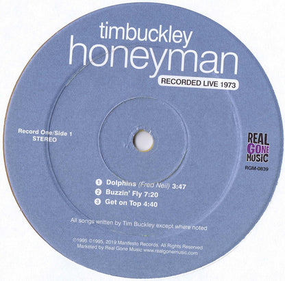 Tim Buckley : Honeyman, Recorded Live 1973 (2xLP, Album, Ltd, Hon)