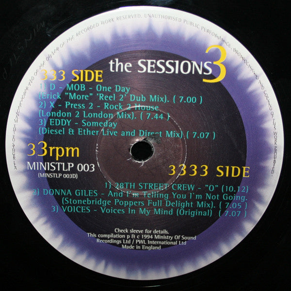 Clivillés & Cole : The Sessions Volume 3  (2xLP, Comp)