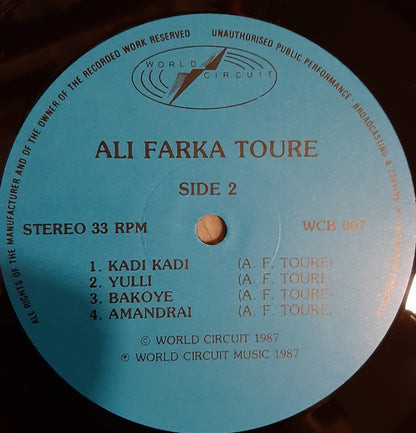 Ali Farka Toure* : Ali Farka Touré (LP, Album, Blu)