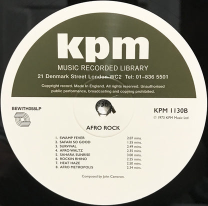 Alan Parker / John Cameron (2) : Afro Rock (LP, Album, RE, RM, 180)