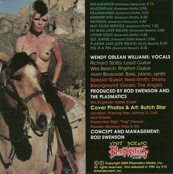 Plasmatics (2) : Beyond The Valley Of 1984 (CD, Album, RE)