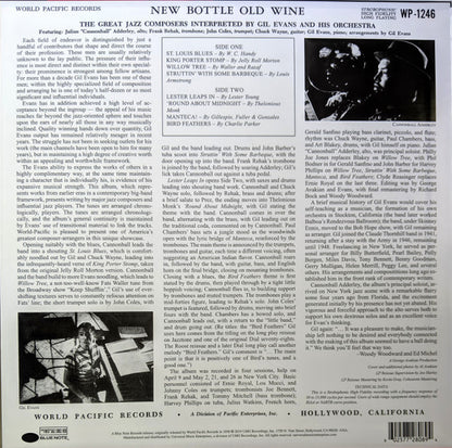 Gil Evans Orchestra* Featuring Cannonball Adderley : New Bottle Old Wine (LP, Album, RE, 180)