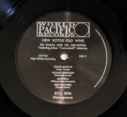 Gil Evans Orchestra* Featuring Cannonball Adderley : New Bottle Old Wine (LP, Album, RE, 180)