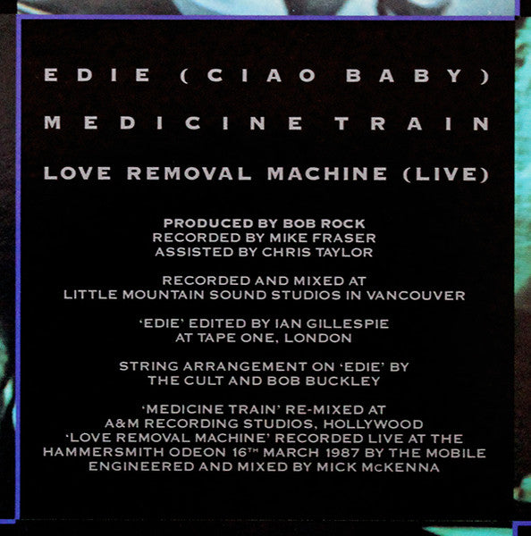 The Cult : Edie (Ciao Baby) (12", Single)