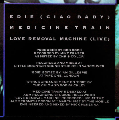 The Cult : Edie (Ciao Baby) (12", Single)