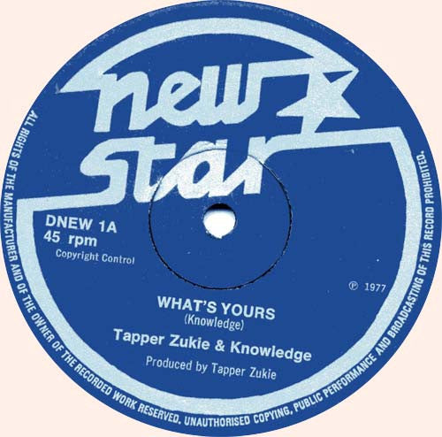 Tapper Zukie & Knowledge (8) : What's Yours (12", Ltd)