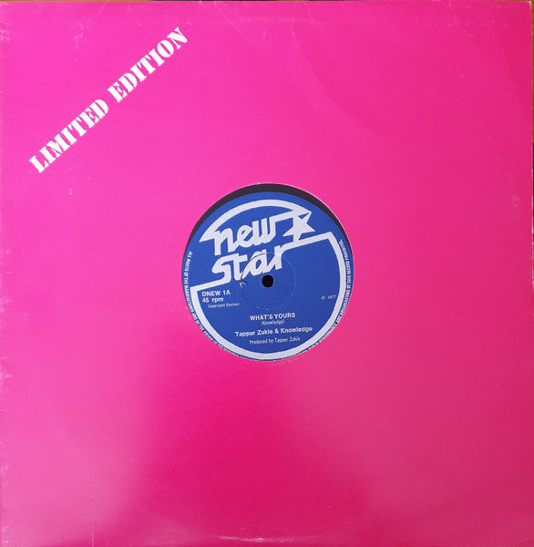 Tapper Zukie & Knowledge (8) : What's Yours (12", Ltd)