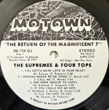 The Supremes & The Four Tops* : The Return Of The Magnificent Seven (LP, Album, Promo, Ind)