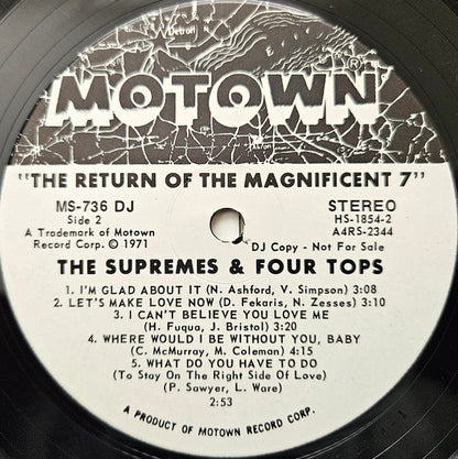 The Supremes & The Four Tops* : The Return Of The Magnificent Seven (LP, Album, Promo, Ind)