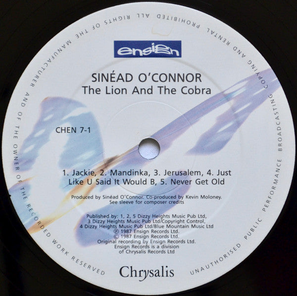 Sinéad O'Connor : The Lion And The Cobra (LP, Album)
