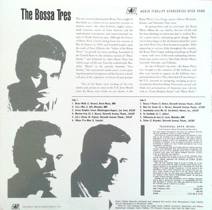 The Bossa Três* : The Bossa Três (LP, Album, RE)