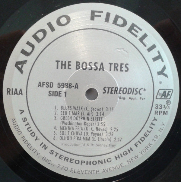 The Bossa Três* : The Bossa Três (LP, Album, RE)