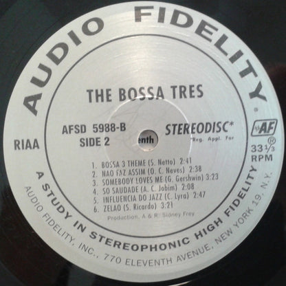 The Bossa Três* : The Bossa Três (LP, Album, RE)